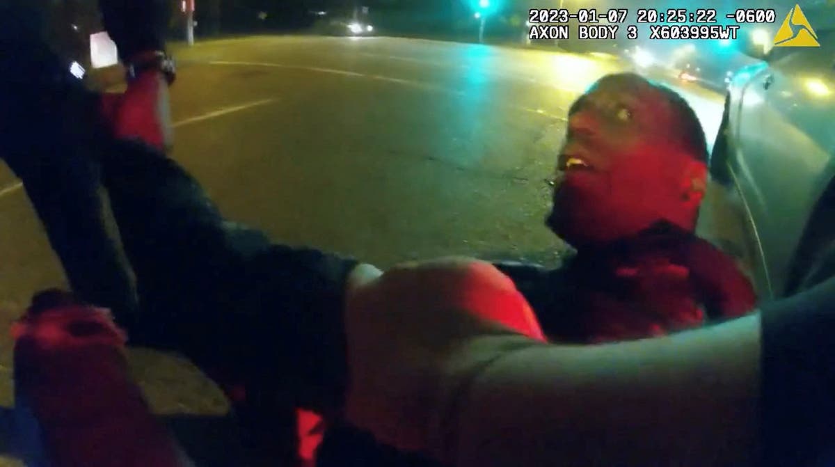 Tyre Nichols video – live: Memphis police unit involved in fatal arrest disbanded