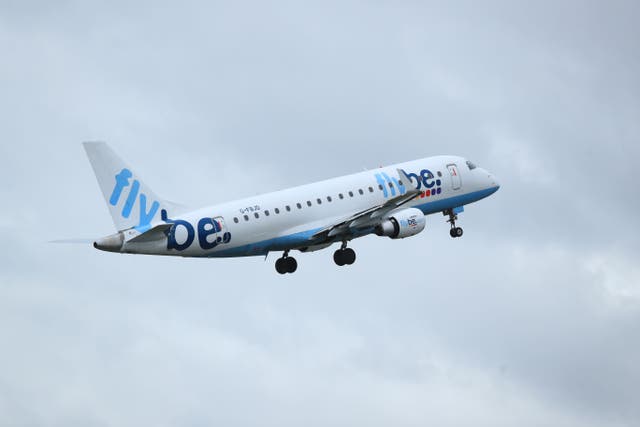 Regional carrier Flybe has ceased trading and all scheduled flights have been cancelled, authorities have said (Peter Byrne/PA)