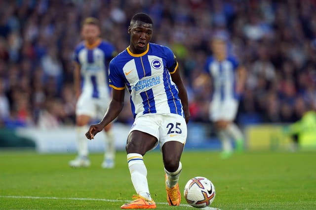 Brighton have told Moises Caicedo not to come into the club until after the transfer window shuts (Gareth Fuller/PA)