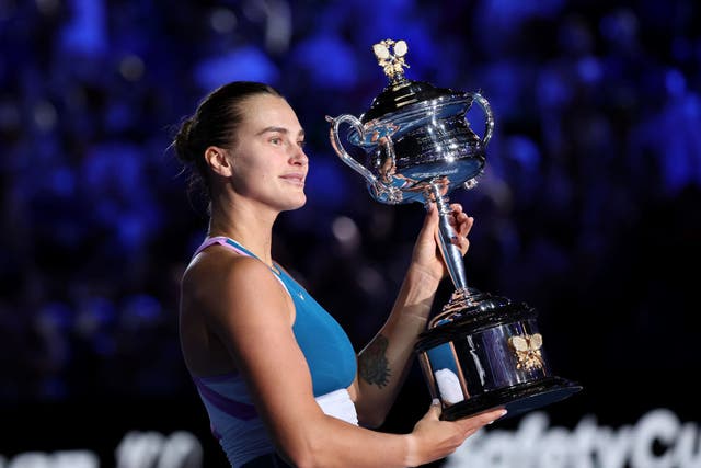 <p>Aryna Sabalenka claimed her maiden Grand Slam win at the Australian Open </p>