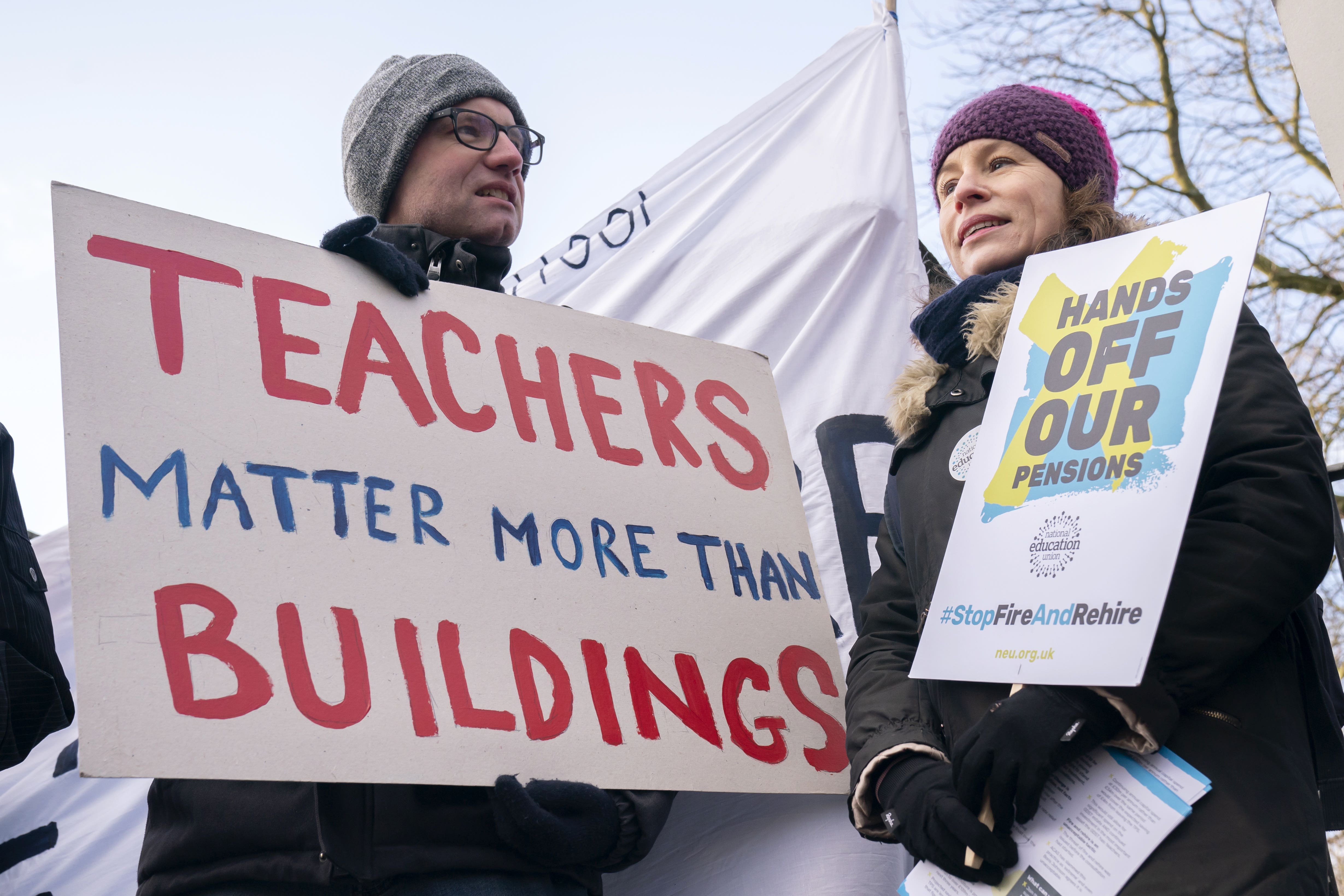 Teachers will take part in strike action next week (Danny Lawson/PA)