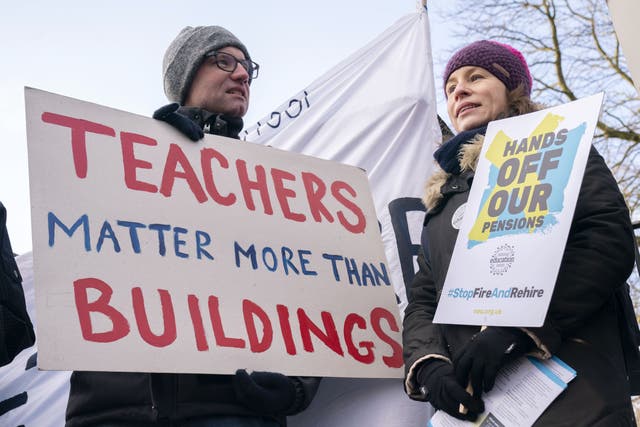 <p>Teachers will take part in strike action next week (Danny Lawson/PA)</p>