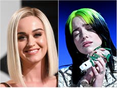 Katy Perry says she turned down Billie Eilish song as she assumed it was ‘boring’