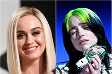 Katy Perry says she turned down Billie Eilish song as she assumed it was ‘boring’