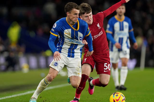 Solly March has impressed for Brighton (Gareth Fuller/PA)