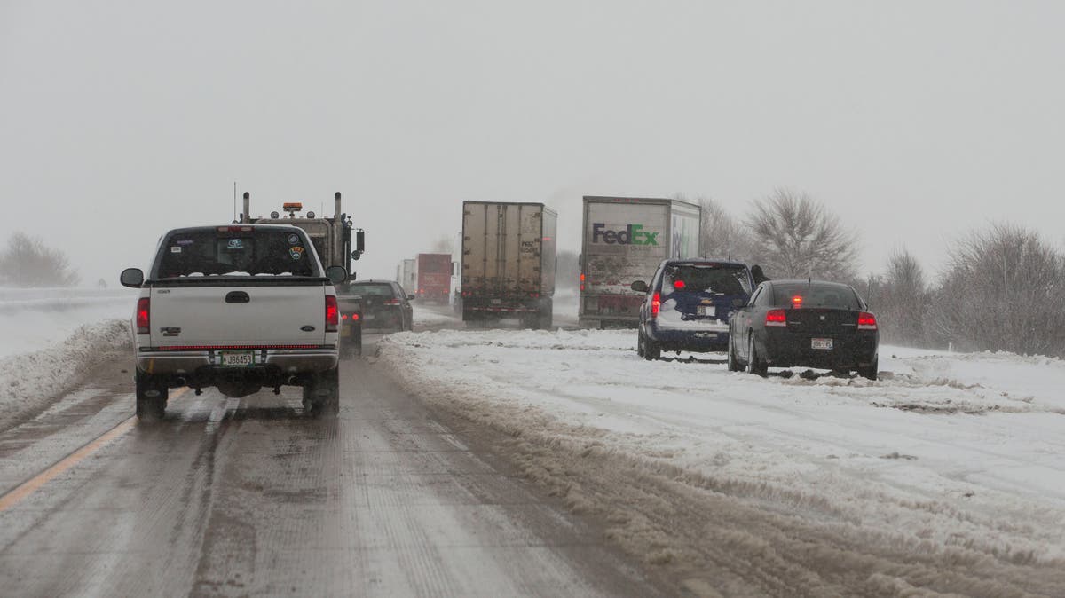 Massive 85-car pile-up in Wisconsin leaves 21 injured