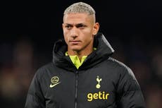 Tottenham give update on Richarlison injury