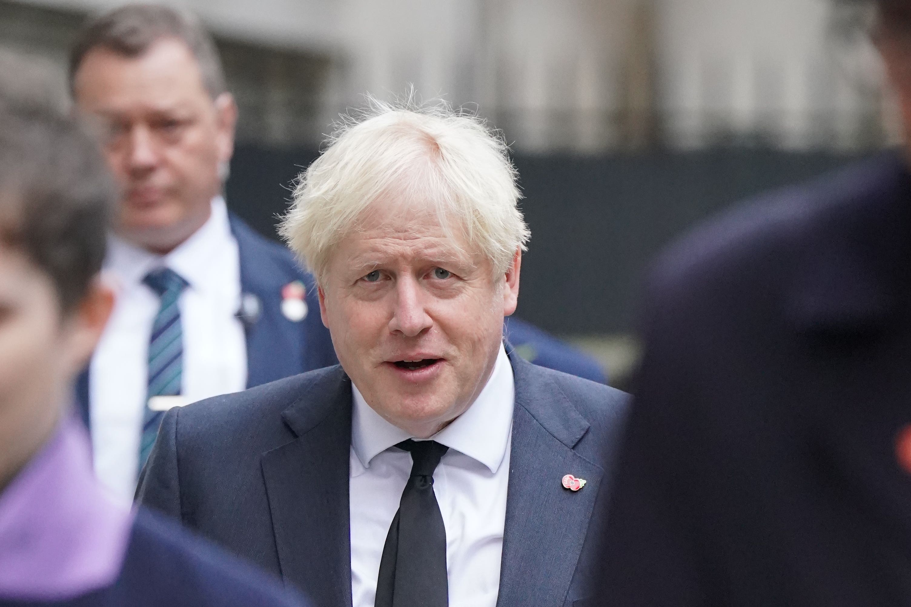 Former prime minister Boris Johnson has earned £2.3m on top of his MPs’ salary in the past year (Jonathan BradyPA)