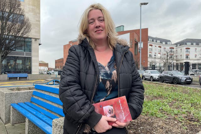 Author Fionola Meredith with her debut novel The Stamp of Beauty (Jonathan McCambridge/PA)