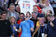 Novak Djokovic vs Stefanos Tsitsipas - LIVE: Australian Open result as emotional Djokovic wins 22nd grand slam