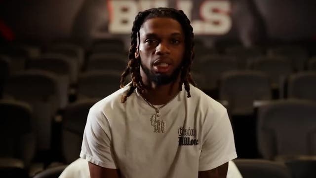 <p>NFL star Damar Hamlin speaks for first time since mid-game cardiac arrest</p>