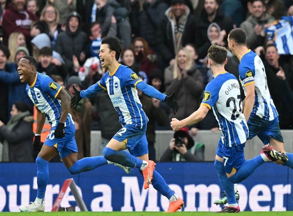 Brighton 2-1 Liverpool: Final score, result and report as Kaoru Mitoma  scores FA Cup winner | The Independent