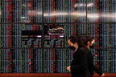 Asian shares mixed after last week's gains on Wall Street