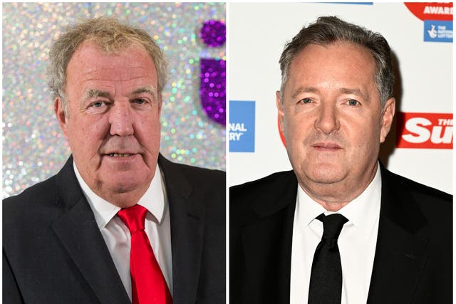 <p>Jeremy Clarkson Piers Morgan</p>