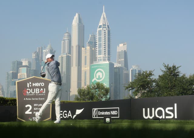 <p>Rory McIlroy pipped Patrick Reed to the Dubai Desert Classic crown </p>