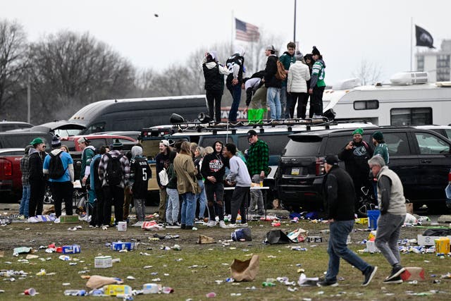 <p>Philadelphia Eagles fans are notorious for their rowdy celebration </p>