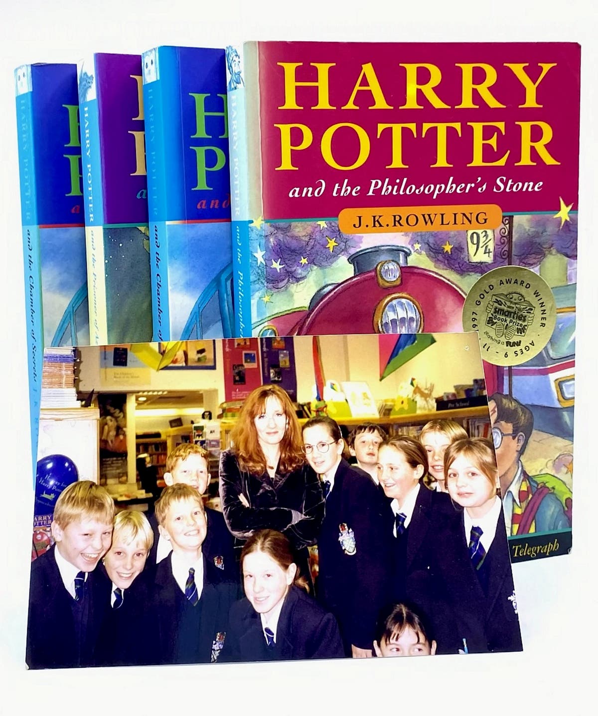 Two Harry Potter books signed by JK Rowling are now worth thousands