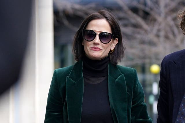 Eva Green arrives at the Rolls Building, central London (Yui Mok/PA)