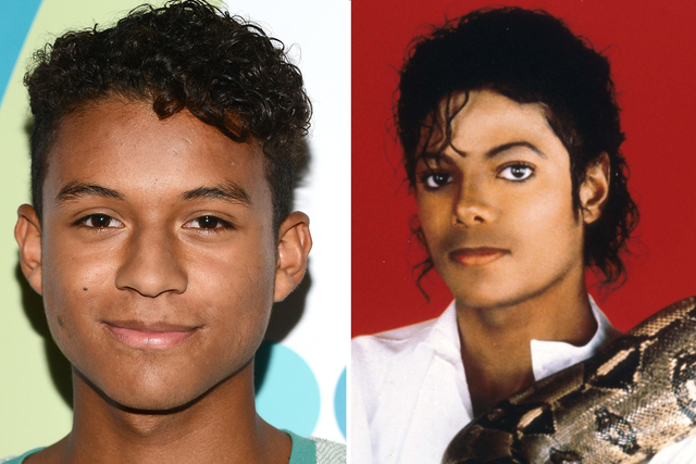 <p>Jaafar Jackson and Michael Jackson</p>