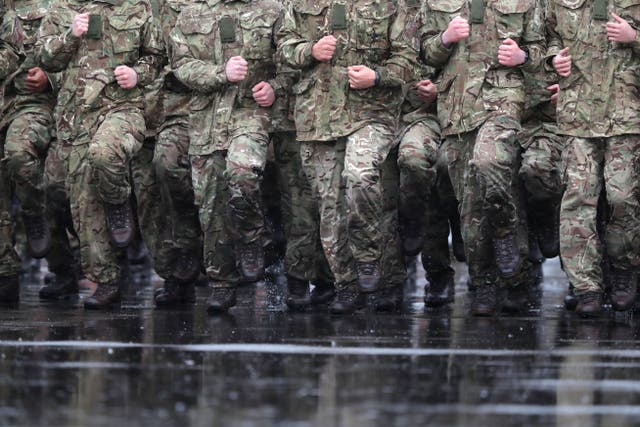 A senior US general reportedly said the British Army is no longer regarded as a top-level fighting force (Andrew Matthews/PA)
