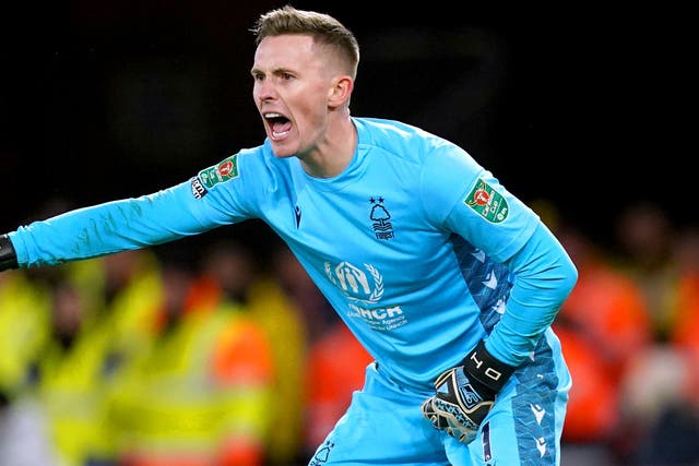 Nottingham Forest goalkeeper Dean Henderson is facing four to six weeks out with a muscular injury (Mike Egerton/PA)