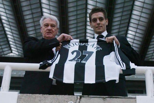 Jonathan Woodgate signed for Newcastle on this day in 2003 (Owen Humphreys/PA)