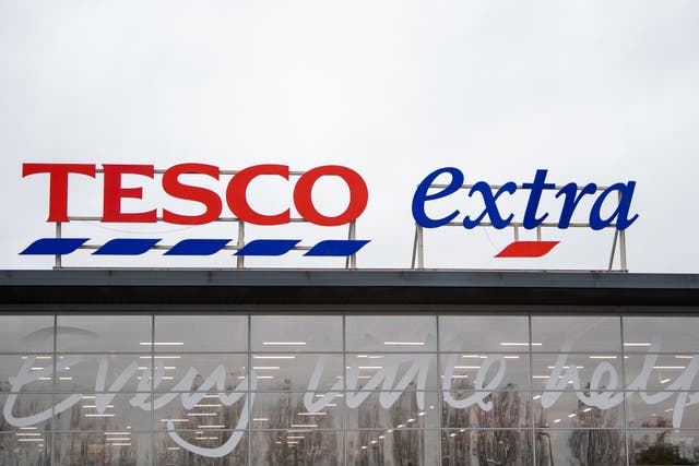 Tesco Extra in Wisbech, Cambridgeshire. The retailer has revealed an overhaul which will impact around 2,100 jobs (Joe Giddens/PA)