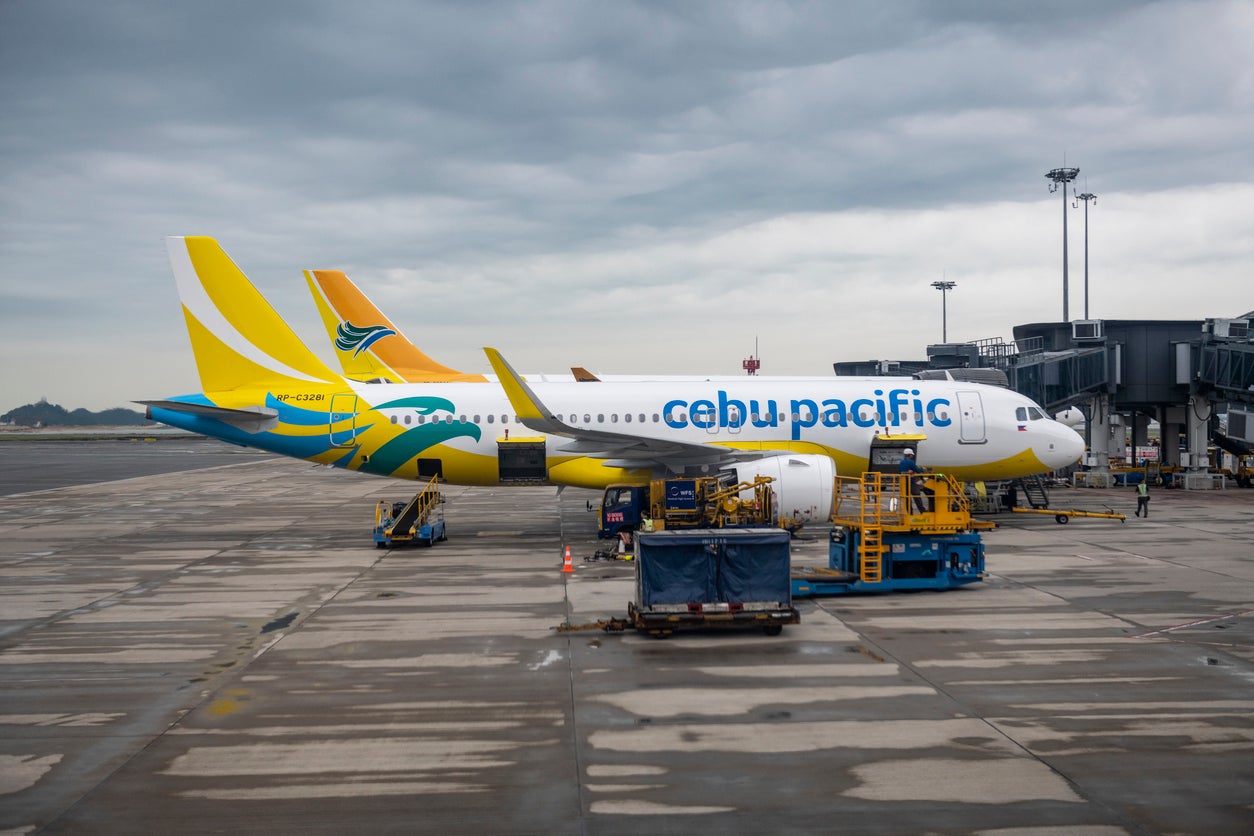 The incident happened on a Cebu Pacific plane in Davao, Philippines