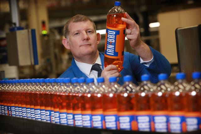 Irn-Bru and Rubicon owner AG Barr has enjoyed stronger revenues after acquiring new brands, although it continued to caution over the inflation hit (AG Barr/PA)