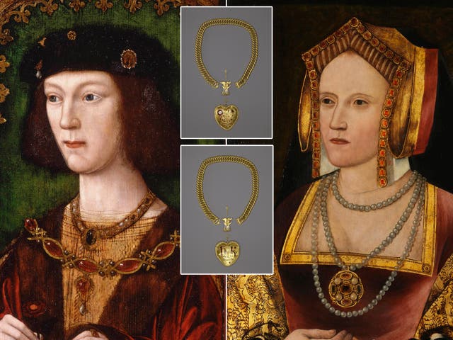 <p>The discovery bears the initials of Henry VIII and his first wife Katherine of Aragon</p>