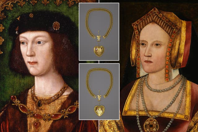 <p>The discovery bears the initials of Henry VIII and his first wife Katherine of Aragon</p>