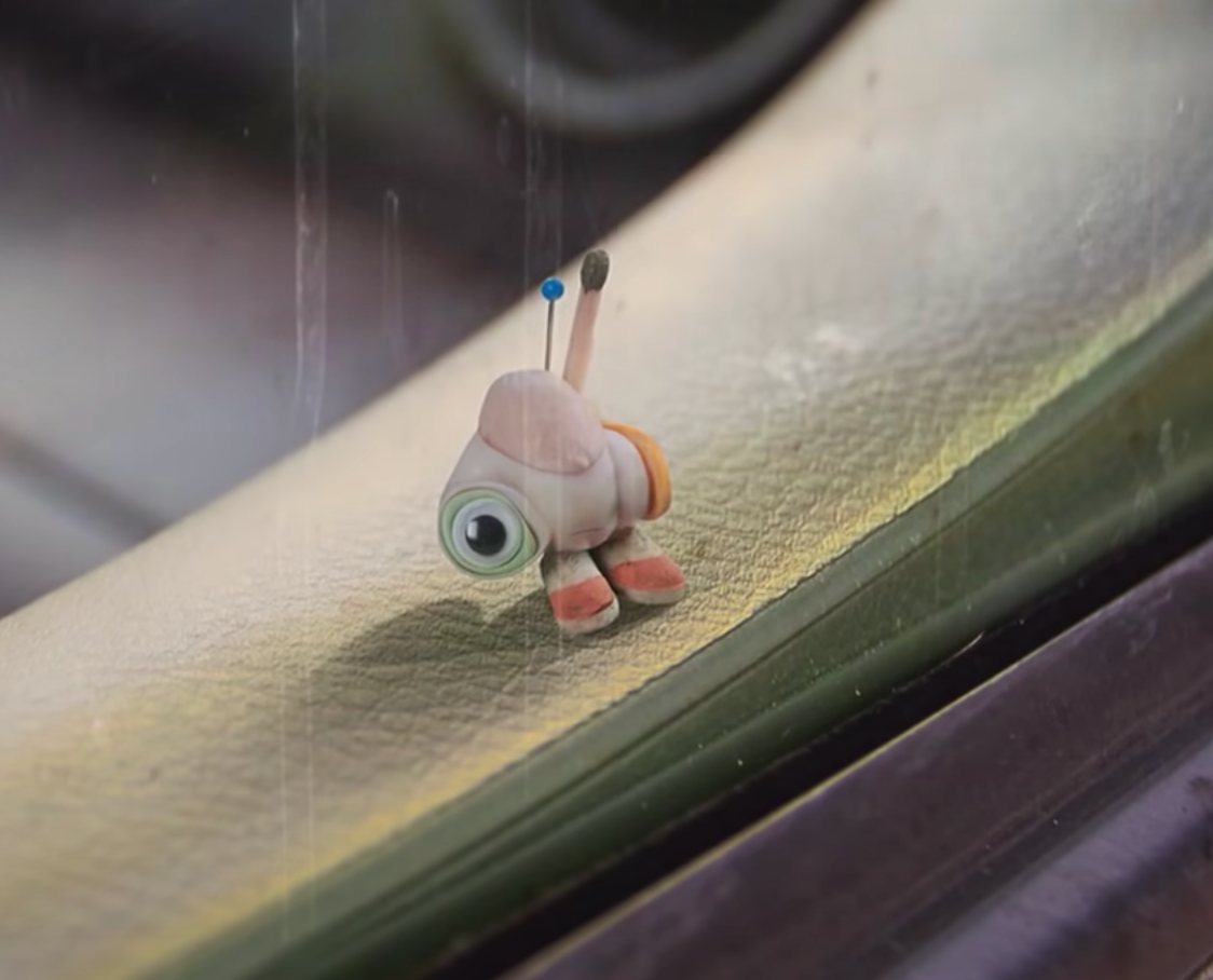 Marcel (voice: Jenny Slate) in “Marcel, the Shell with Shoes on”