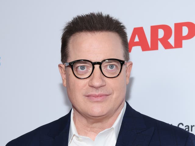 <p>Brendan Fraser pictured on 28 January 2023</p>