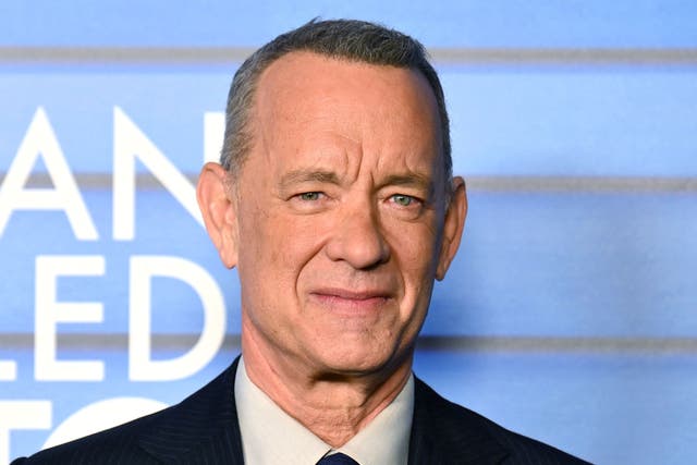 <p>Tom Hanks photographed on 9 January 2023</p>