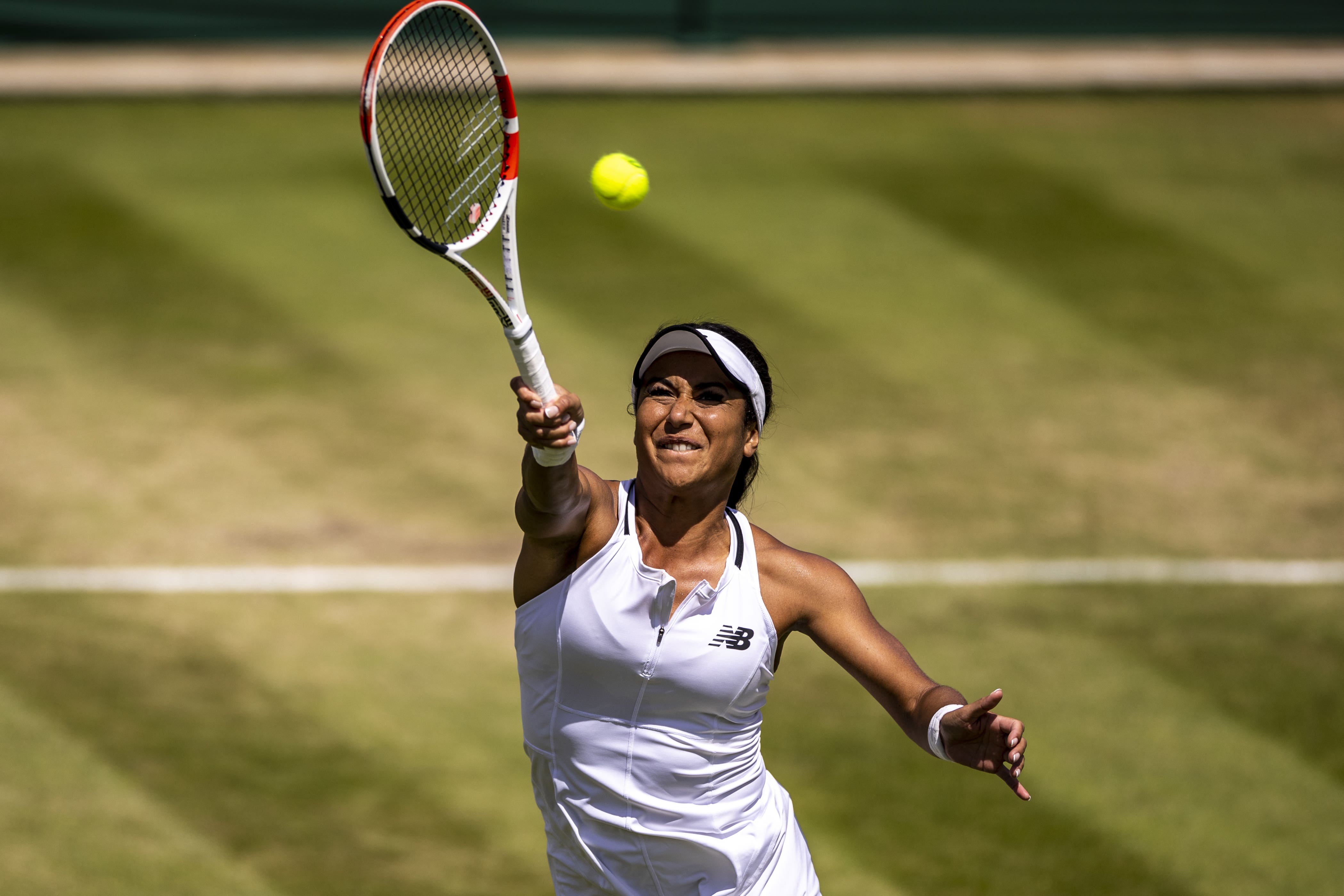 Heather Watson won her first WTA Tour level match since Wimbledon (Steven Paston/PA)