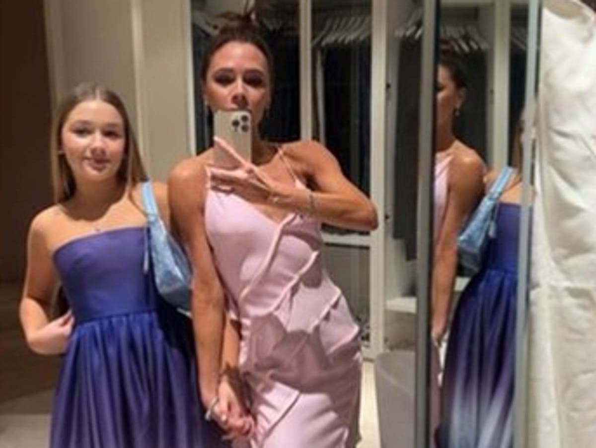 Victoria Beckham shows off gown she created for daughter Harper: ‘My number one muse’