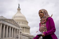 Ilhan Omar – live: House to vote today on Democrat’s committee future as she says GOP ‘put target on my back’