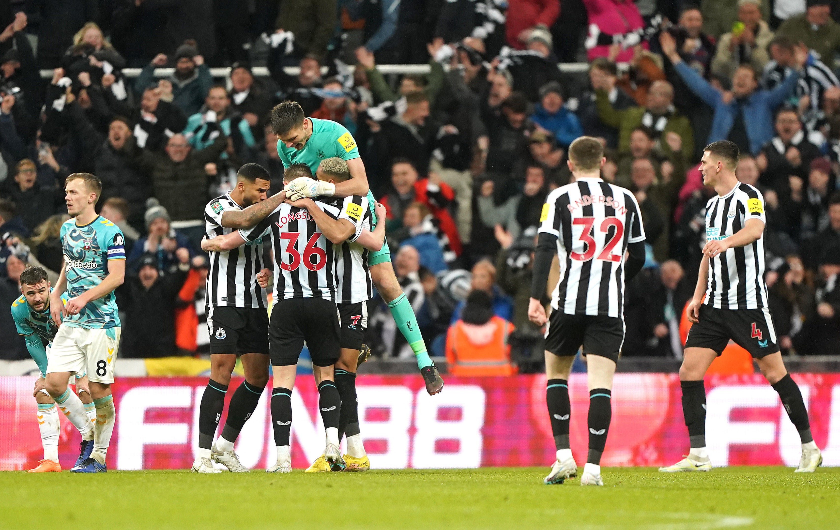 Newcastle could celebrate reaching a domestic cup final for the first time in the 21st century