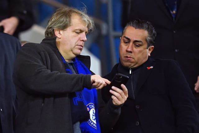 Todd Boehly (left) and Behdad Eghbali have again spent big money at Chelsea (Mike Egerton/PA)