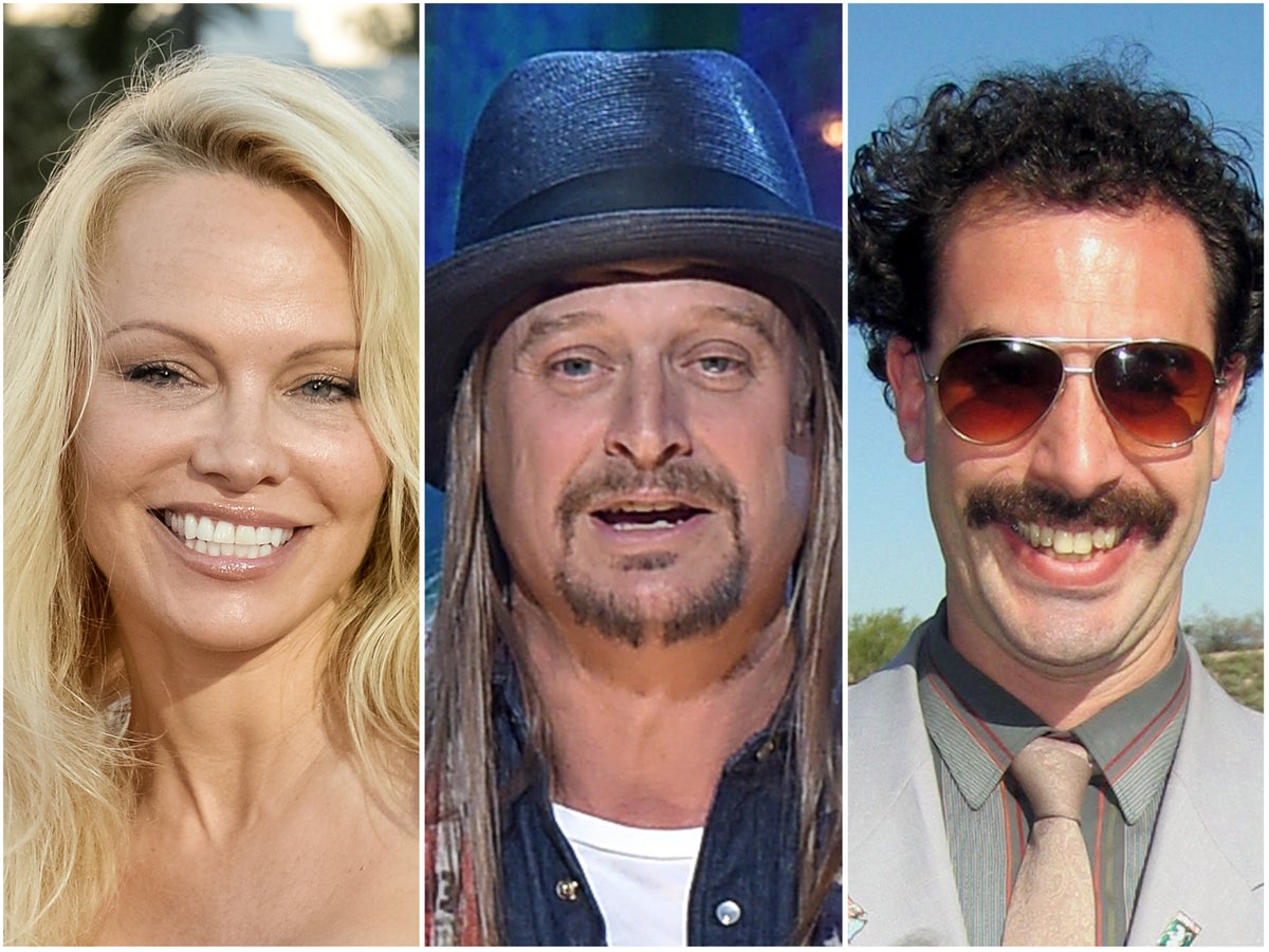 Pamela Anderson on Kid Rock’s alleged reaction to ‘surprise’ Borat scene that ‘caused divorce’