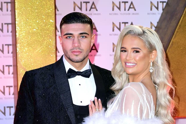 Tommy Fury and Molly-Mae Hague have named their baby Bambi (Ian West/PA)