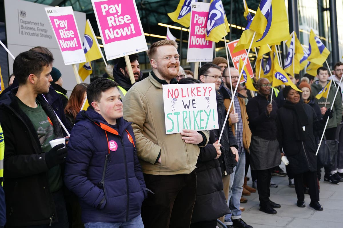 ‘One paycheque away from homelessness’ – stories from picket lines on strike day