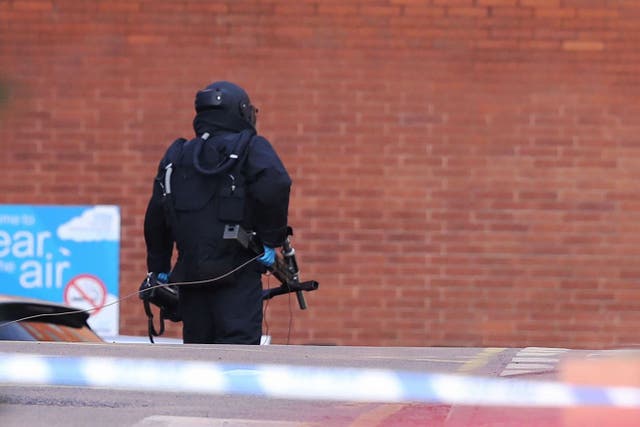 A bomb disposal officer has been sent to the scene (Ben Lack/PA)