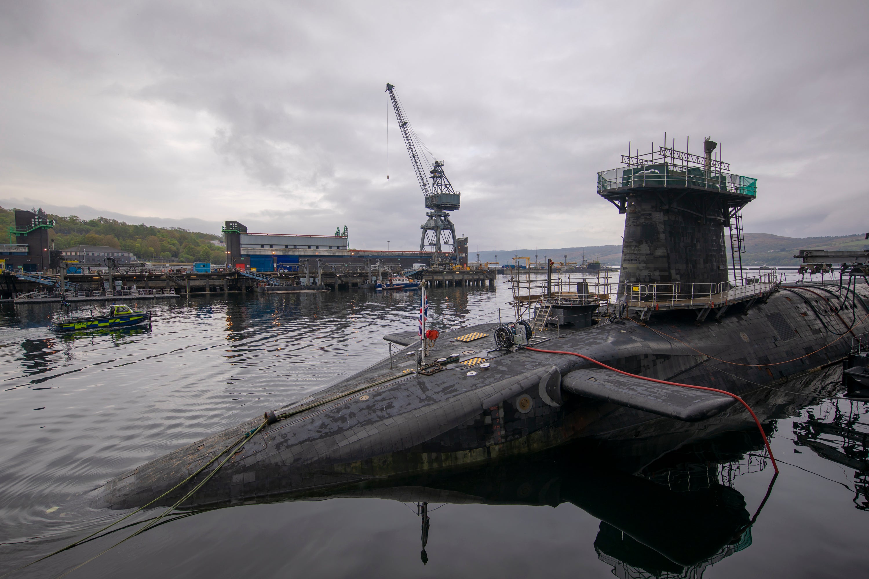 HMS Vigilant, which carries the UK’s Trident nuclear deterrent