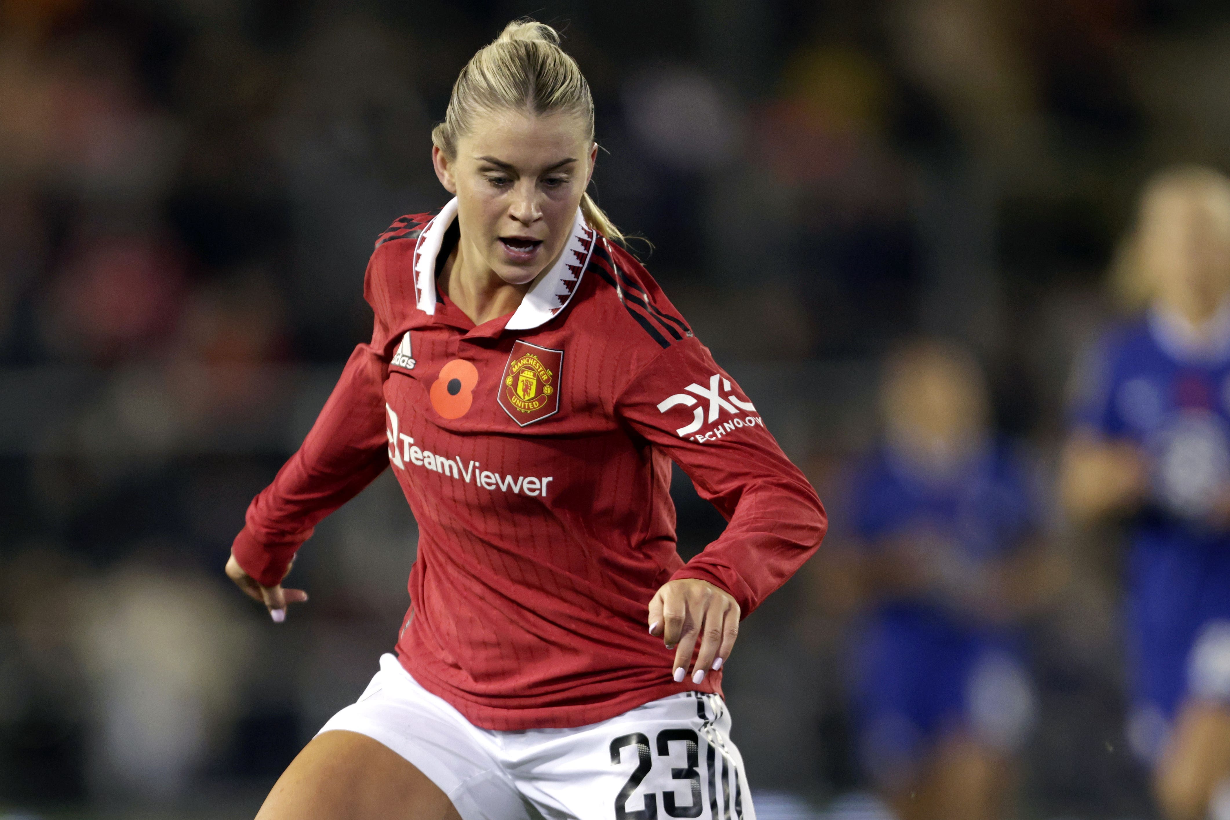 Alessia Russo in action for Manchester United (Richard Sellers/PA)