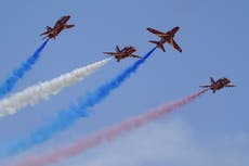 What time is the coronation flypast?