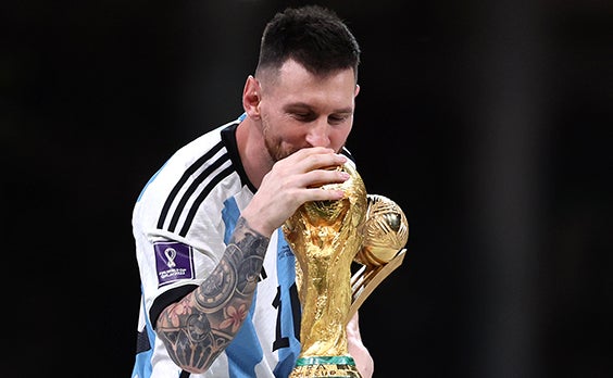 Lionel Messi helped Argentina win thier first World Cup since 1986