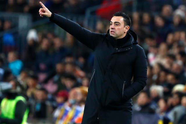 Xavi is Barcelona head coach (Joan Monfort/AP)