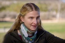 Hiker falls 200ft and then walks to safety holding broken neck in place