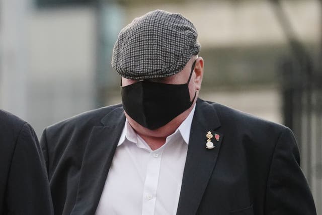 Former Grenadier Guardsman David Holden, arrives at Laganside Courts, Belfast for a previous hearing (Brian Lawless/PA)